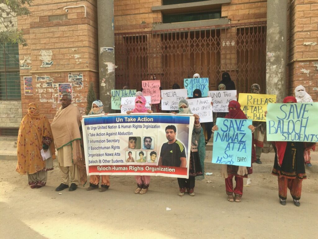 Balochistan: Enforced disappearances are serious violation of basic human rights. International Organisations should take immediate notice. BHRO