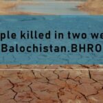 29 people killed in two weeks in Balochistan. BHRO