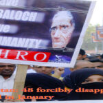 Balochistan: 48 forcibly disappeared, 12 killed in January