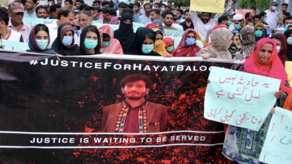 Balochistan: 60 forcibly disappeared, 14 killed, massive protests over killing of student in August, 2020