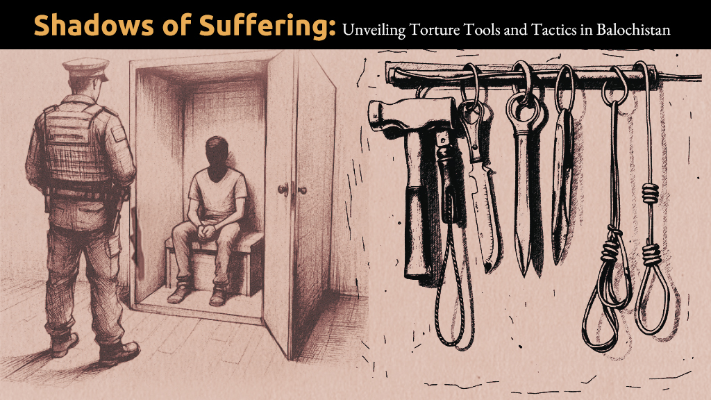 Shadows of Suffering: Unveiling Torture Tools and Tactics in Balochistan