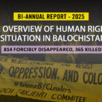 Balochistan: Biannual Review of Human Rights Situation (January–June 2025)