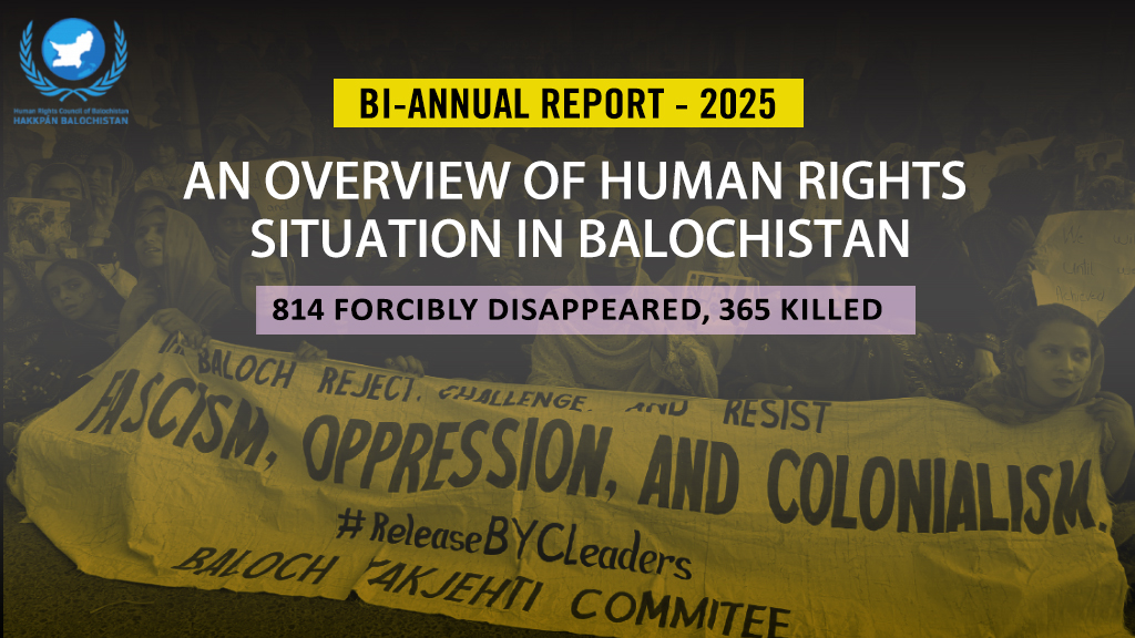 Balochistan: Biannual Review of Human Rights Situation (January–June 2025)