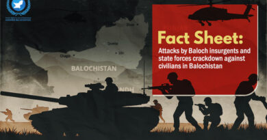 Fact Sheet: Attacks by Baloch insurgents and State’s crackdown against civilians in Balochistan